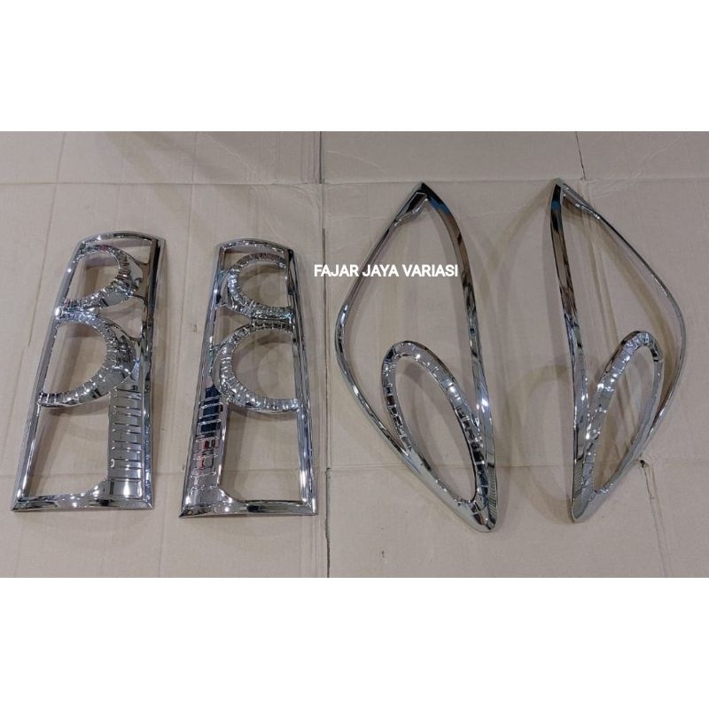 GARNISH LAMPU DEPAN DAN BELAKANG AVANZA 2008-2011 COVER LAMPU AVANZA