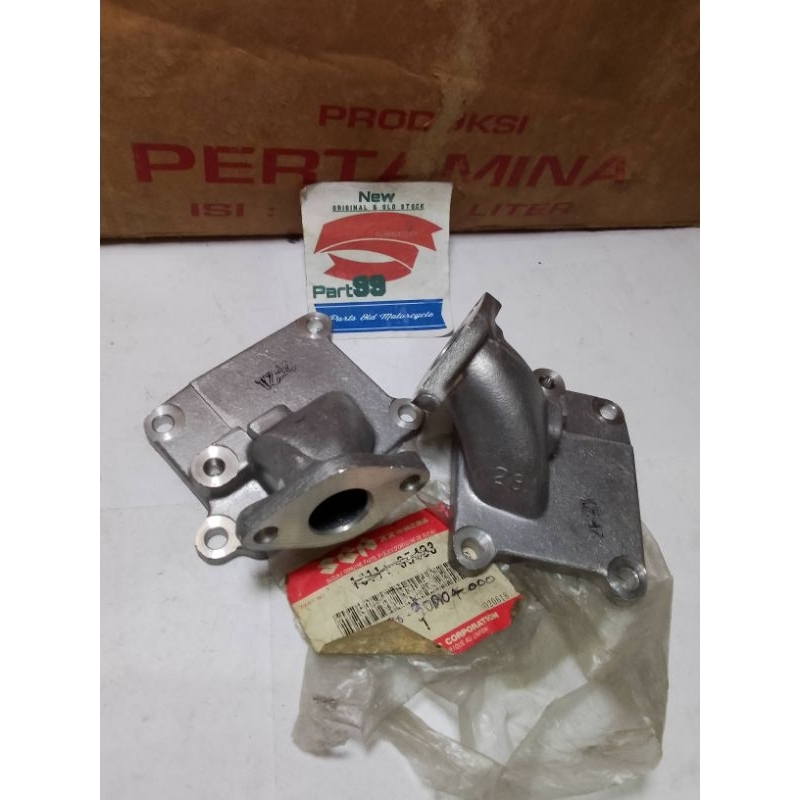 intake manipol karbu carburator karburator suzuki rc100 rc110 rc 100 110 crystal original