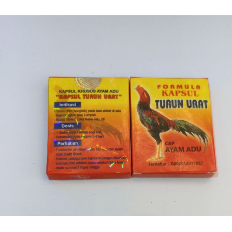 formula kapsul turun urat ayam