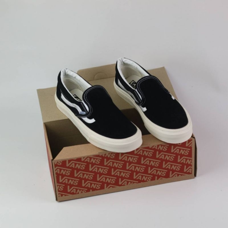 Sepatu casual van oldskool / slip on checkerboard cewek cowok