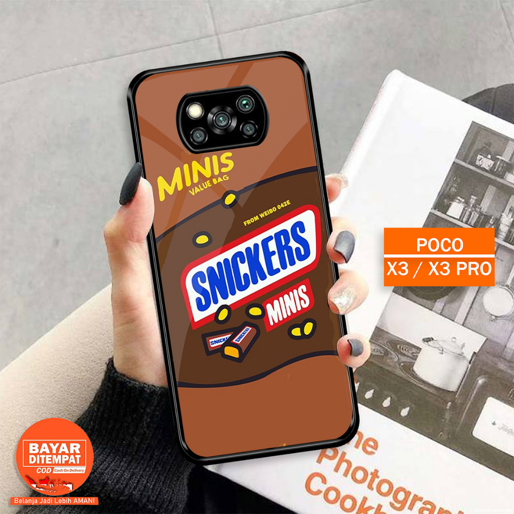 Case 2D Glossy Poco X3/X3PRO/X3NFC - Casing Hp Poco X3/X3PRO/X3NFC - MOTIF JAJANAN - CASE KILAU - CA