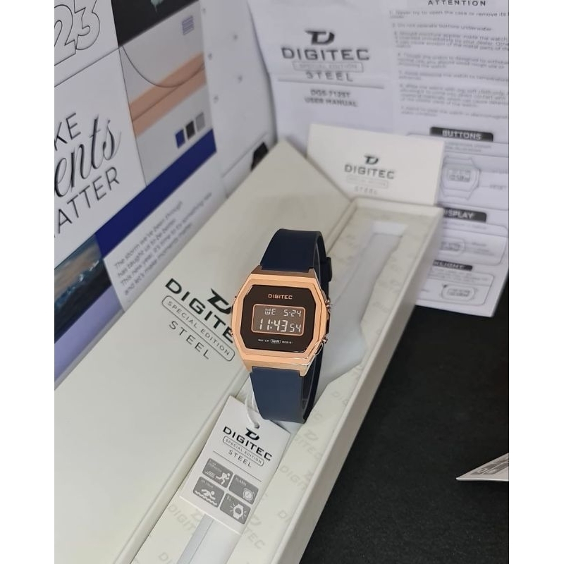 JAM TANGAN DIGITEC 7125 / DGS-7125T ORIGINAL RUBBER DIGITAL