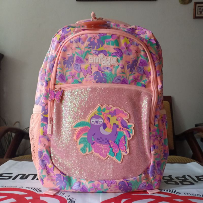 (SUPER SALE)Smiggle Far Away Senior BackpacK RANSEL SMIGGLE ORIGINAL AUSTRALIA