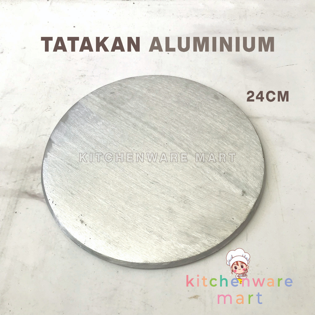 Alas Tatakan Atas Kompor Aluminium UKURAN 24 CM Anti Karat Serbaguna Untuk Pengorengan