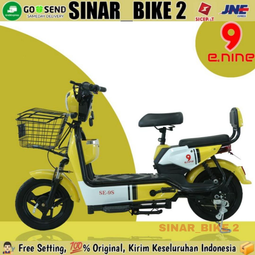 Sepeda Listrik E-Nine SE-9s 500 Watt Electric E Bike