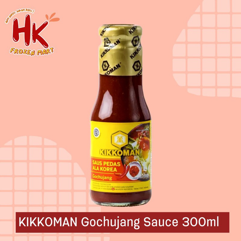 

Kikkoman Saus Pedas Ala Korea / Gochujang Sauce 300 ml | HK FROZEN MART