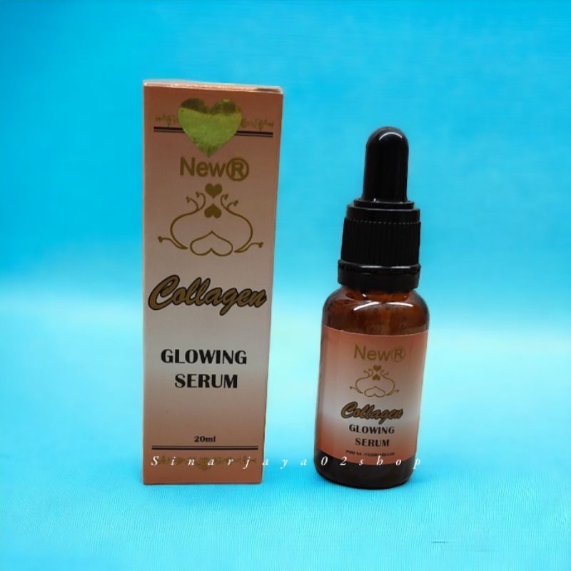 12 Pcs - Serum Collagen New Glowing Original Bpom 20ml