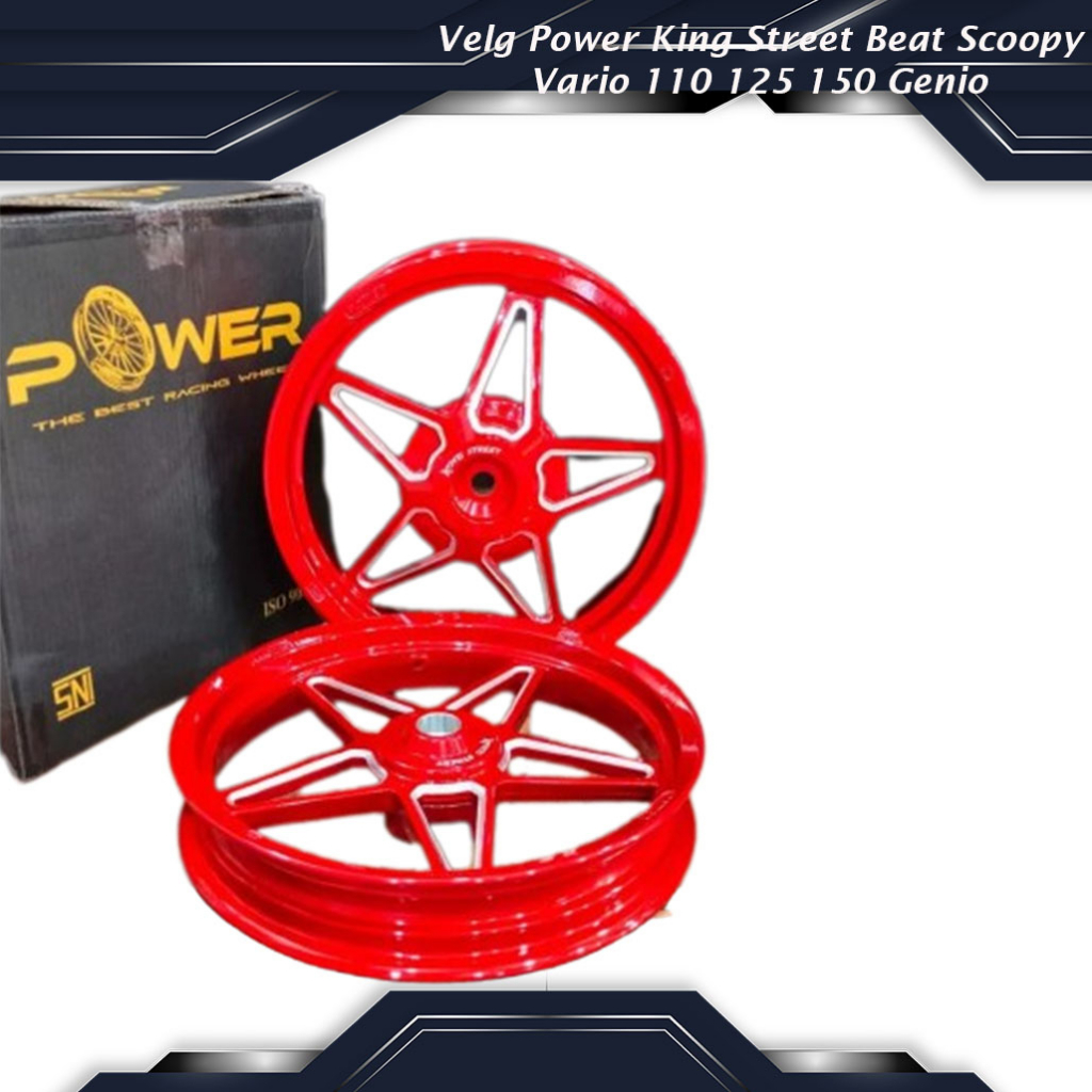 Velg Power King Street Beat Scoopy Vario 110 125 150 Genio