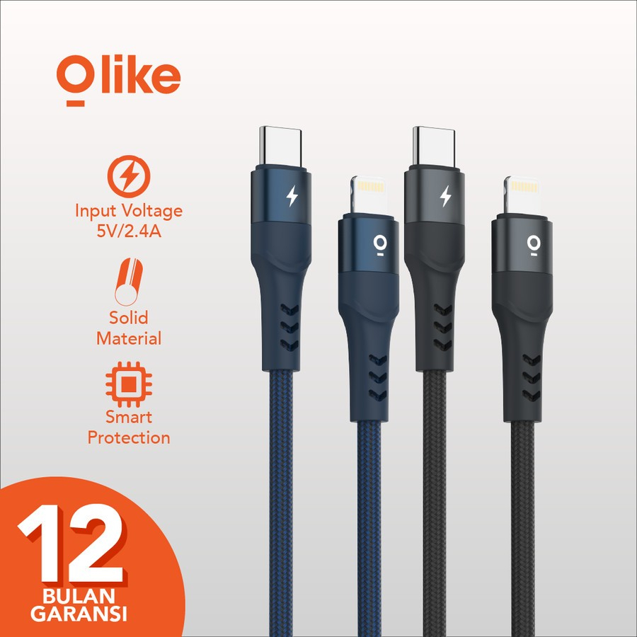 Olike Braided Cable Type C to Ligthning D102CL