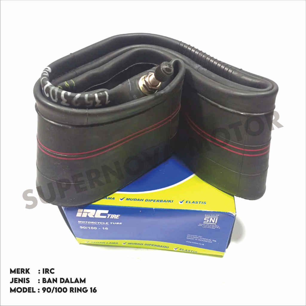 BAN DALAM IRC 90/100- 16 BAN DALAM MOTOR KLX RING 16 MERK IRC TIRE
