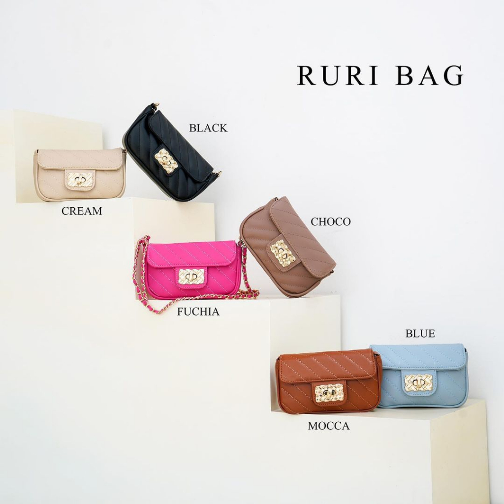Ruri Tas Wanita Terbaru Tas Selempang Wanita Fashion Sling Bag Women Shoulder Bag