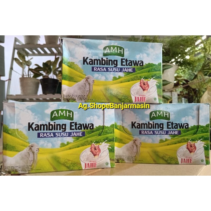 

AMH Susu Kambing Etawa box/renteng rasa Jahe