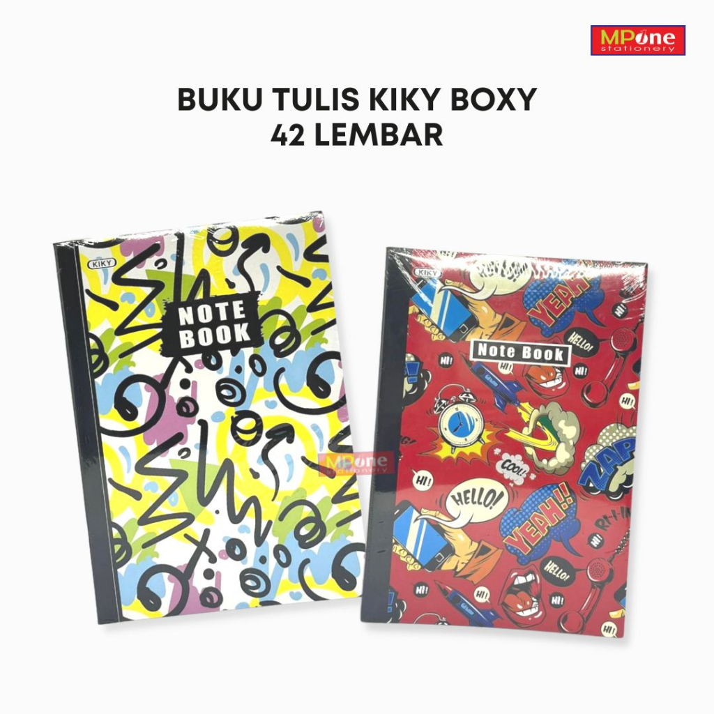 

(1 PACK) Buku Tulis Boxy 42Lembar / Kiky Boxy 42Lembar / Buku Tulis Kiky Boxy 42Lembar Isi 10 buku