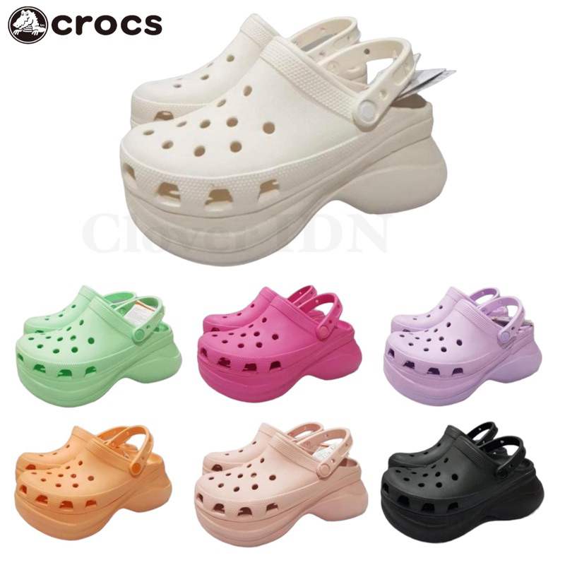 Sendal Wanita Crocs Classic Bae Clog Platform / Sepatu Sandal Wanita Crocs Wedges