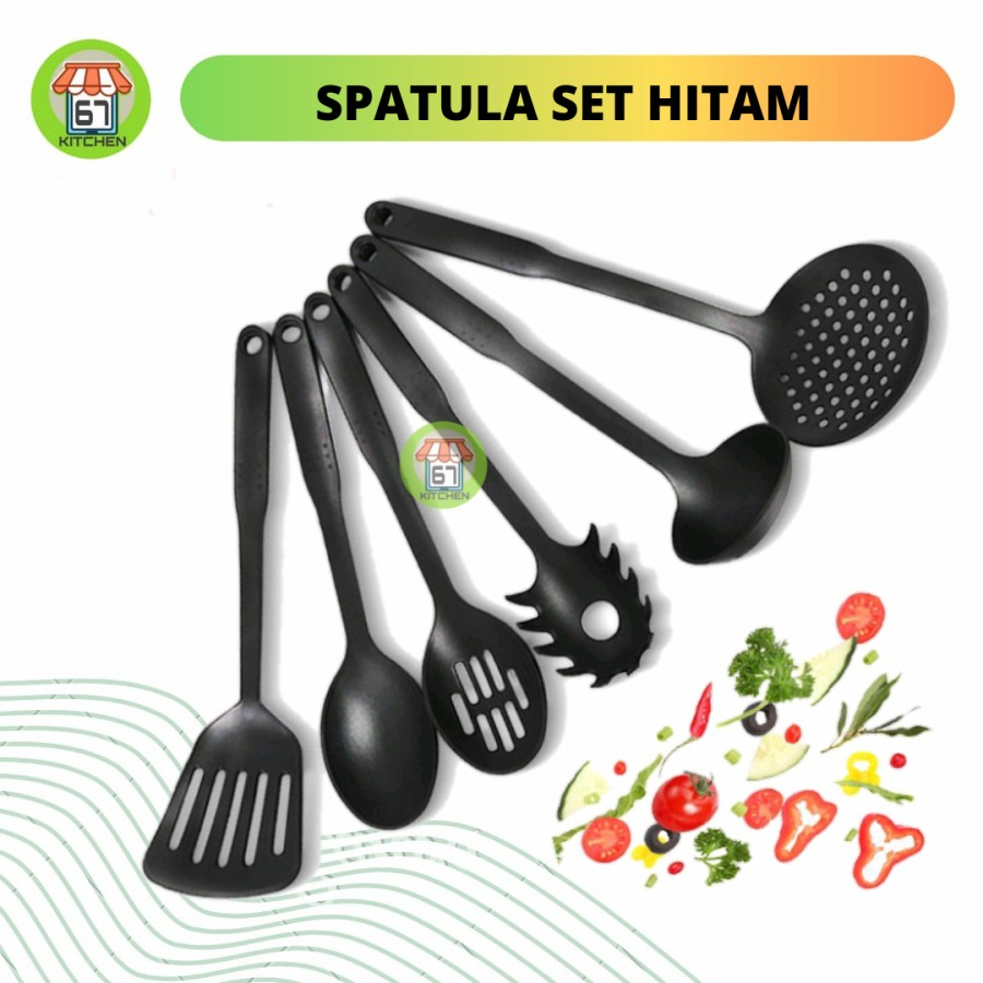 Spatula Set Spatula Silikon Sutil Set Sodet Set Spatula set 6 Pcs
