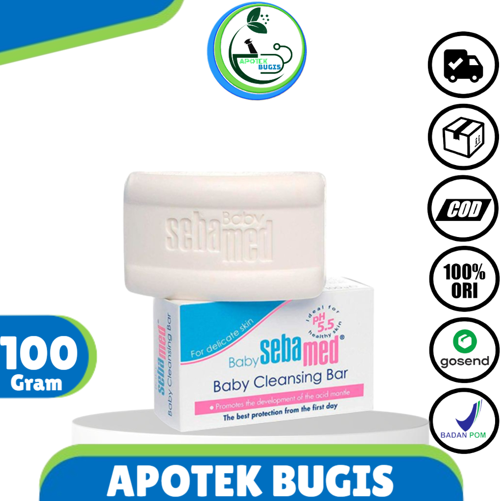 Sebamed Baby Cleansing Bar 100mg Sabun Bayi Batang Ori Original 100gr