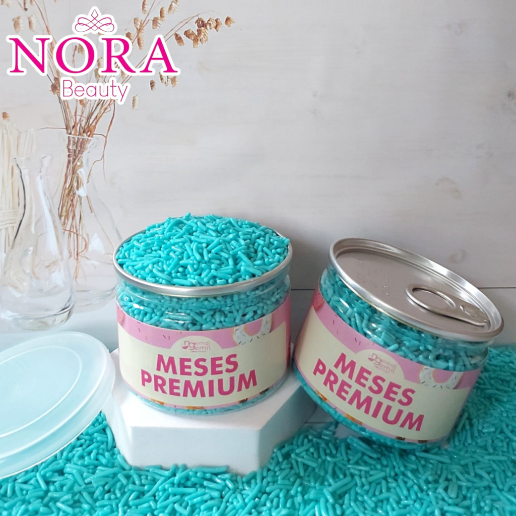 

Sprinkle Cokelat Topping Kue / Meses Butiran Warna Biru Premium Kemasan CAN Premium //murah