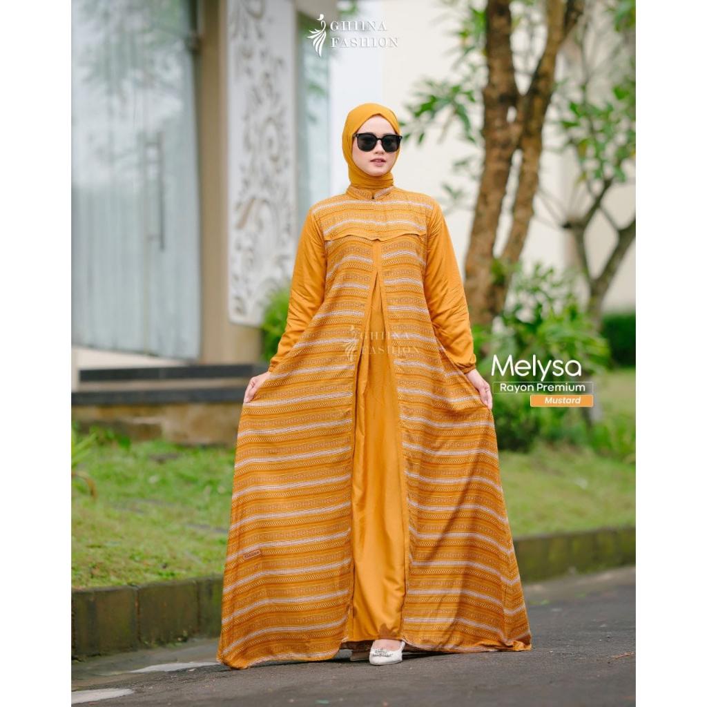 MELYSA DRESS BY GHINA FASHION || DRESS GHINA || DRESS RAYON || DRESS BRANDED MURAH