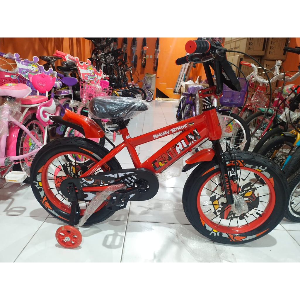 sepeda bmx anak 16  inch new centrum angry bird 3520-3 sepeda anak murah