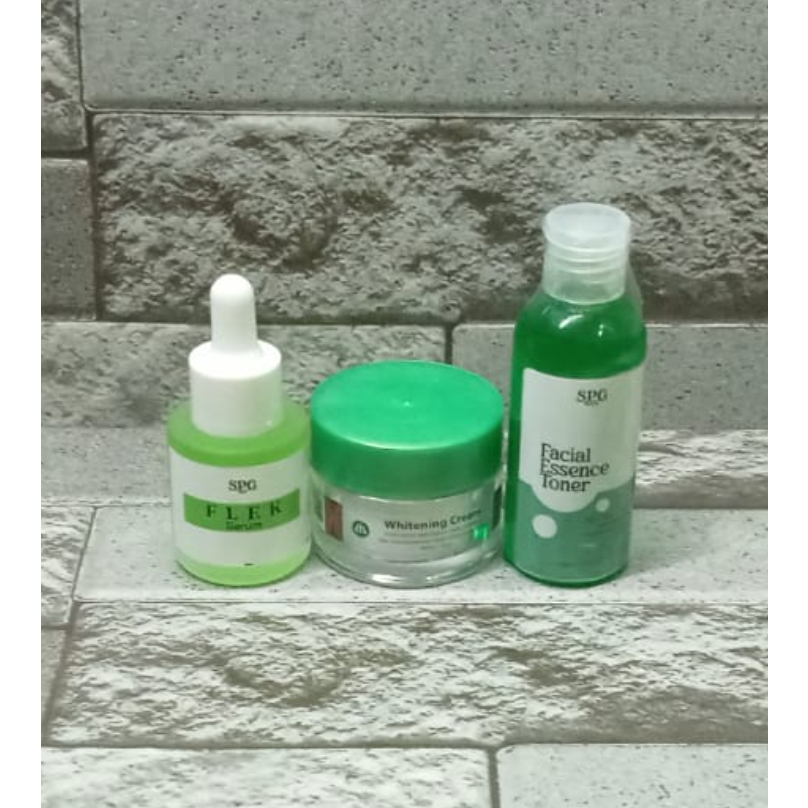 paket flek dan noda hitam 3in1 serum spg-toner-cream liz whitening  untuk memudarkan noda bekas jera