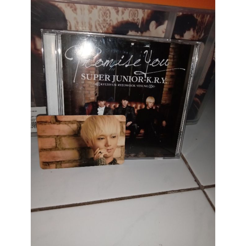 album Korea Super Junior KRY "Promise You" + PC yesung