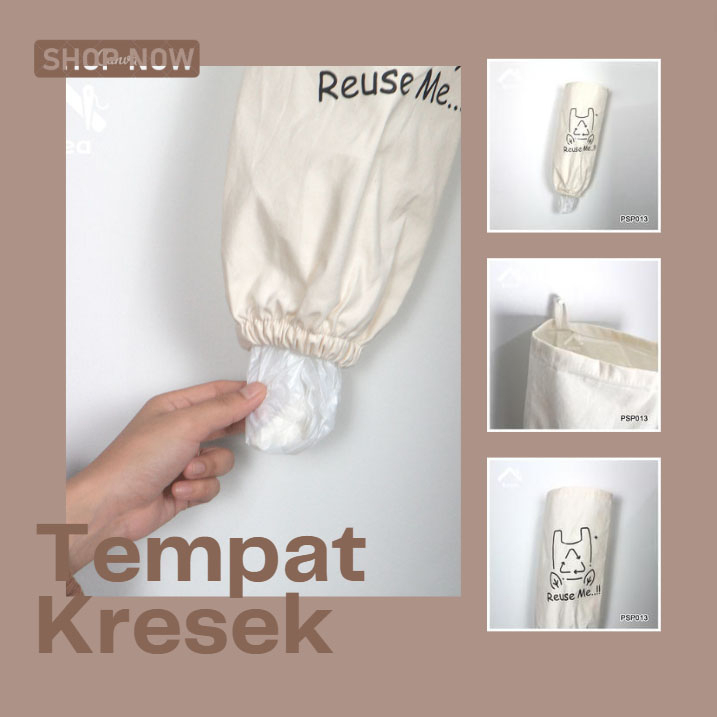 TEMPAT PENYIMPANAN KRESEK STORAGE KRESEK DISPENSER BAHAN BLACU