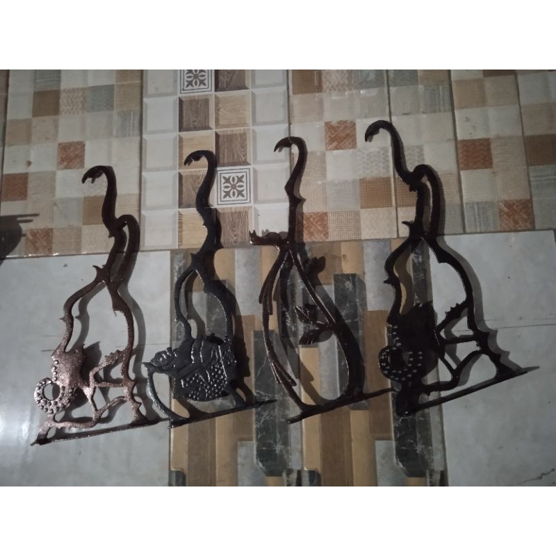 gantungan sangkar kurungan burung aluminium