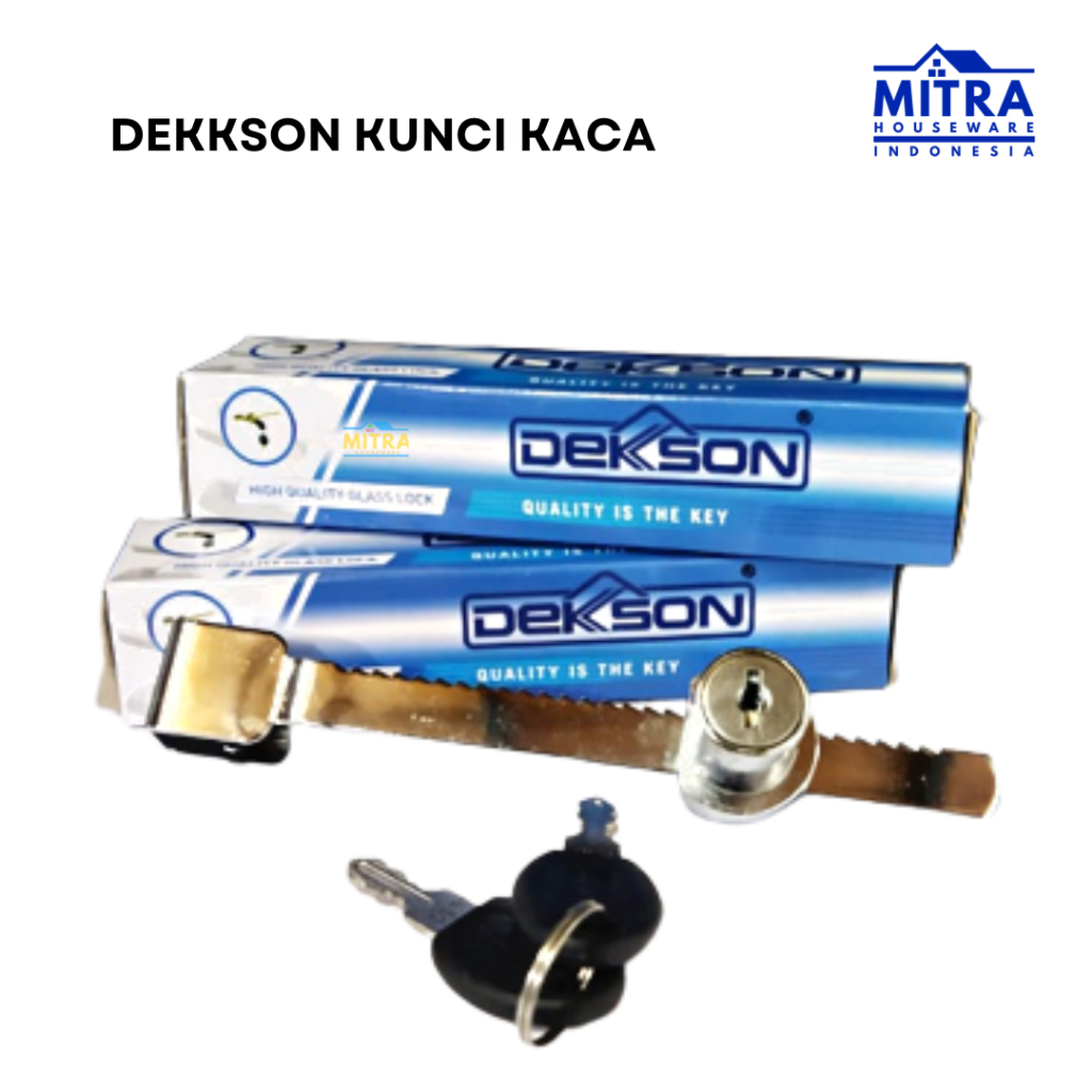 DEKKSON KUNCI KACA/Kunci Kaca Gergaji | Kunci Gergaji Lemari | Kunci Etalase Kaca Dekson