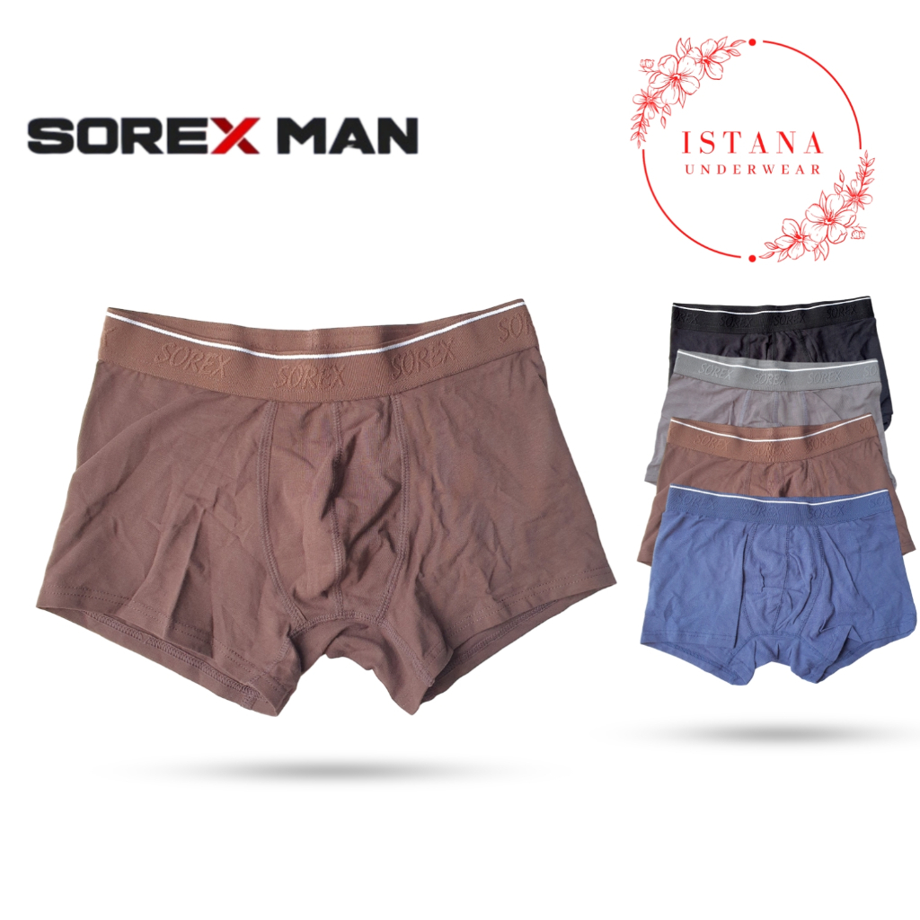 Celana Dalam Pria Sorex Katun Lembut Boxer Dan Briefs Best seller