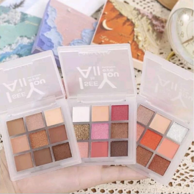 Lameila_Eyeshadow_Pallete_9_Warna_Pigmen_Glitter_5099