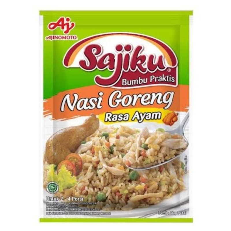 

Sajiku Nasi Goreng Rasa Ayam dan Super Pedas 10 x 20 Gram