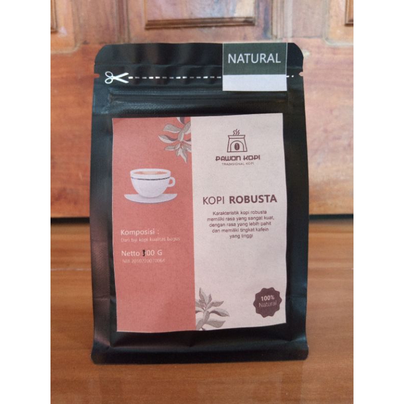 

kopi bubuk robusta 200gr (OLAHAN TRADISIONAL)