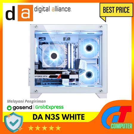 Digital Alliance N30S Tempered Glass Mid-Tower Gaming Case I DA N3S