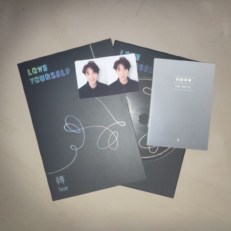 [PRELOVED/UNSEALED] ALBUM OFFICIAL BTS DENGAN PHOTOCARD (SUGA YOONGI) - LOVE YOURSELF TEAR (R Ver.)
