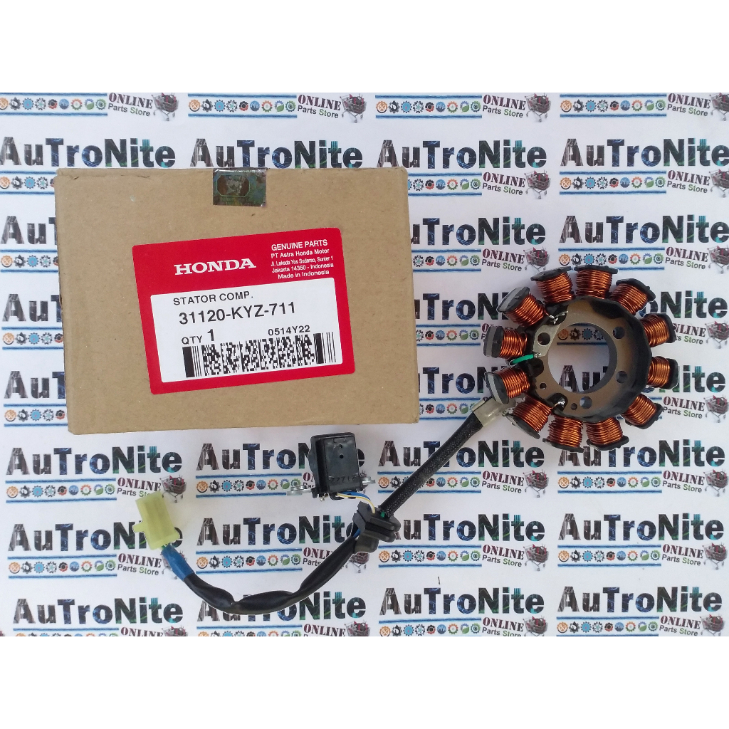 Spul Magnet Stator Comp MitsuBa MB 31120-KYZ-711 Original Honda Supra X 125 Helm-in FI
