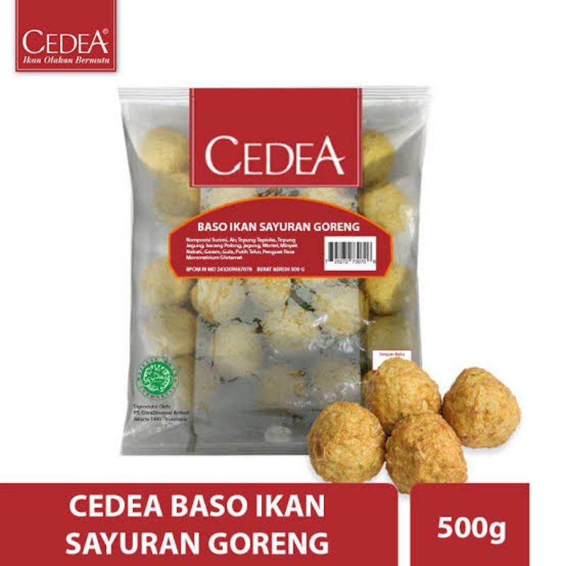 

Cedea Bakso Ikan Sayuran Goreng (Frozen Food)