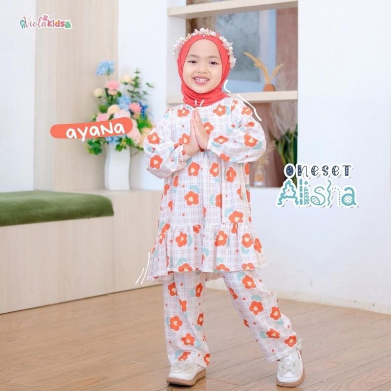Alisha oneset | Oneset anak (tanpa hijab)