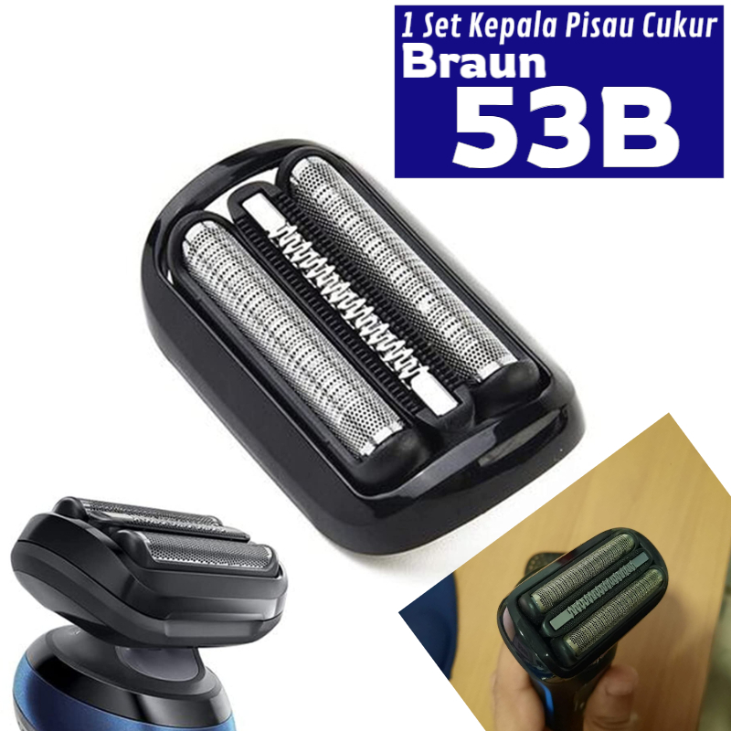 Braun 53B Replacement Shaver Head Kepala Pisau Cukur Series 5 6 5018s Sensoflex