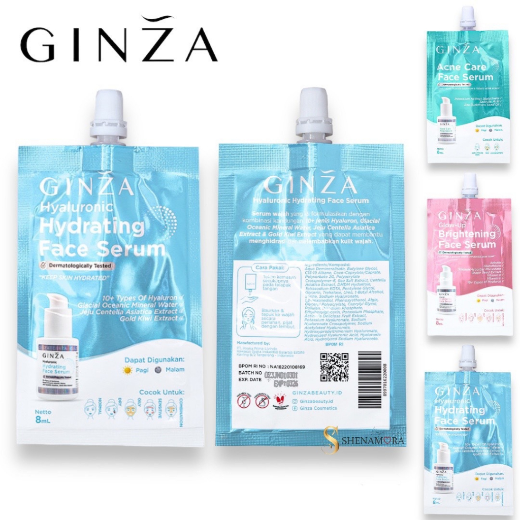 Ginza Face Serum Sachet 8ml