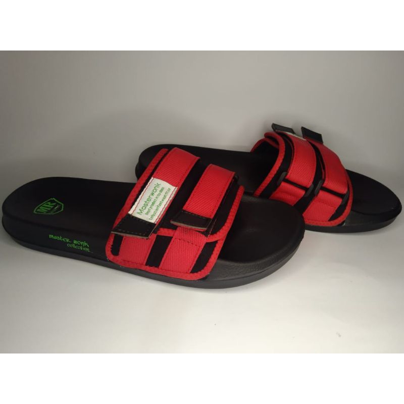 sandal pria slide/sandal slip on /sandal pria masakin keren ringan dan sangat lentur