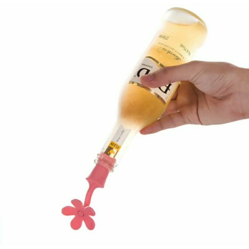 Tutup Botol Bunga Flower Bottle Cup Cover Penutup Tutupan Botol Silikon Bunga