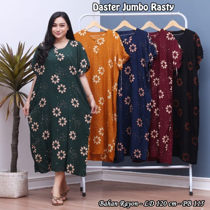 Daster jumbo super paket murah 100ribu dapat 3pcs daster jumbo paket murah