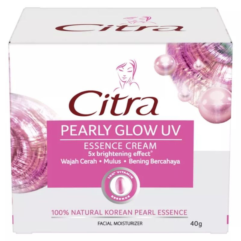 CITRA PEARLY GLOW UV ESSENCE CREAM 40g - Citra Hazeline - Facial Moisturizer