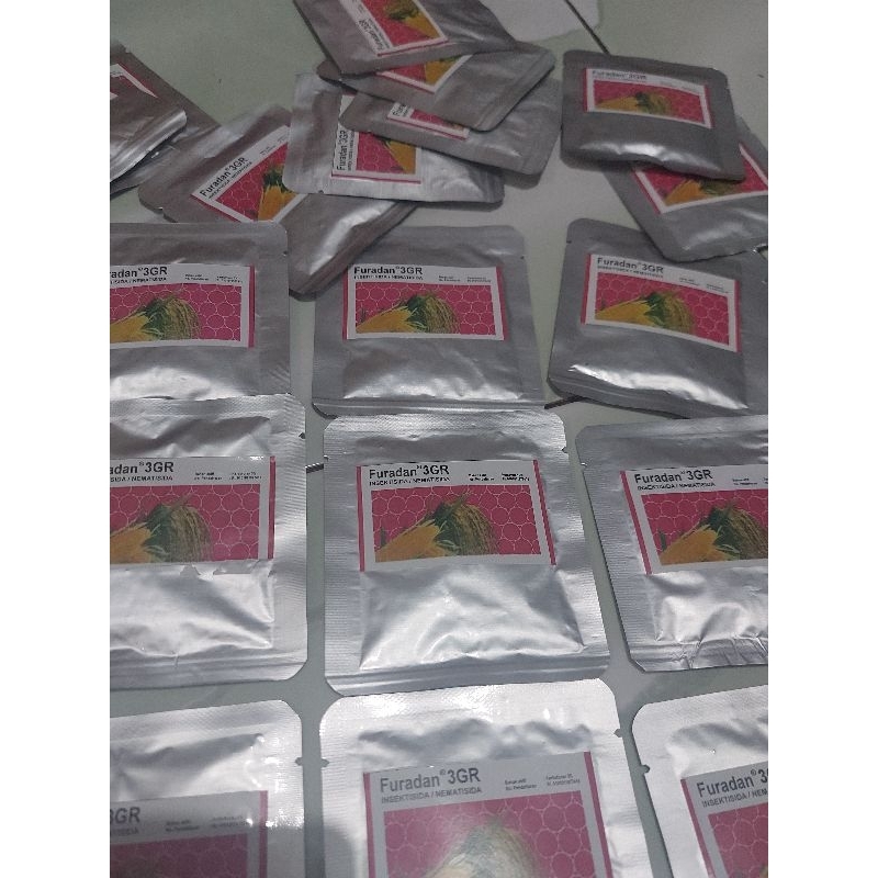 Insektisida/Nematisida Furadan 3GR Original - Pembasmi Hama Tanaman kemasan Repack 10 gram