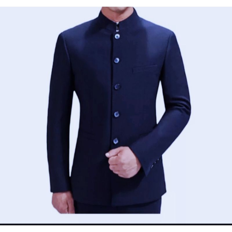 jas,koko,dewasa,baju jas Mandarin,polos,kain halus dan tebal,