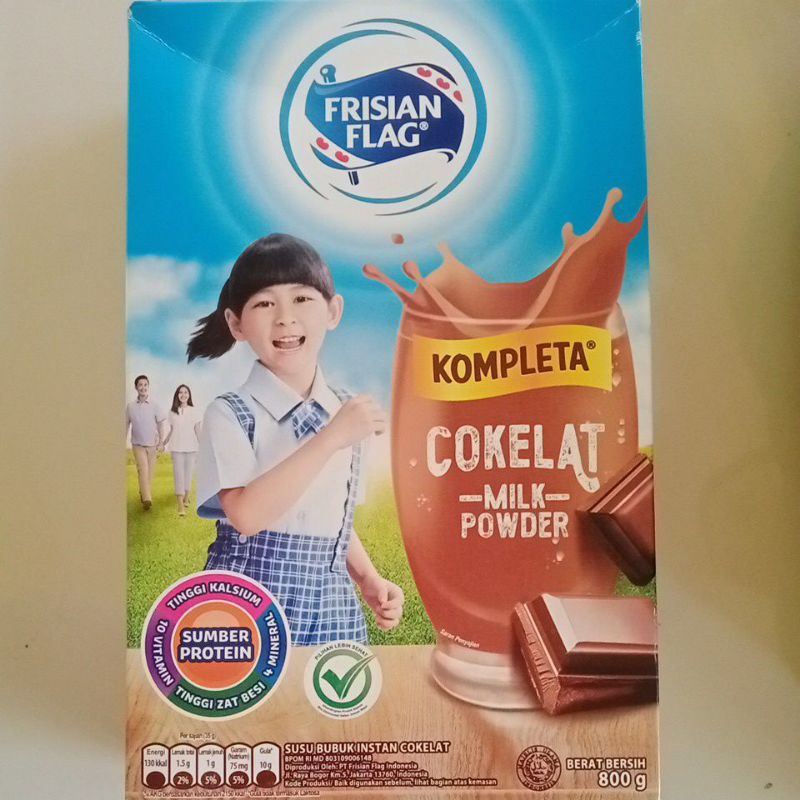 

frisian flag vanila kompleta cokelat full cream 800 gram