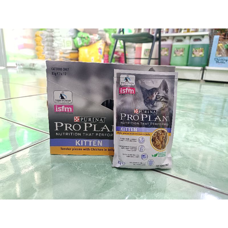 Proplan Sachet kitten chiken in jelly 85g/ Pro plan pouch kitten/ wetfood