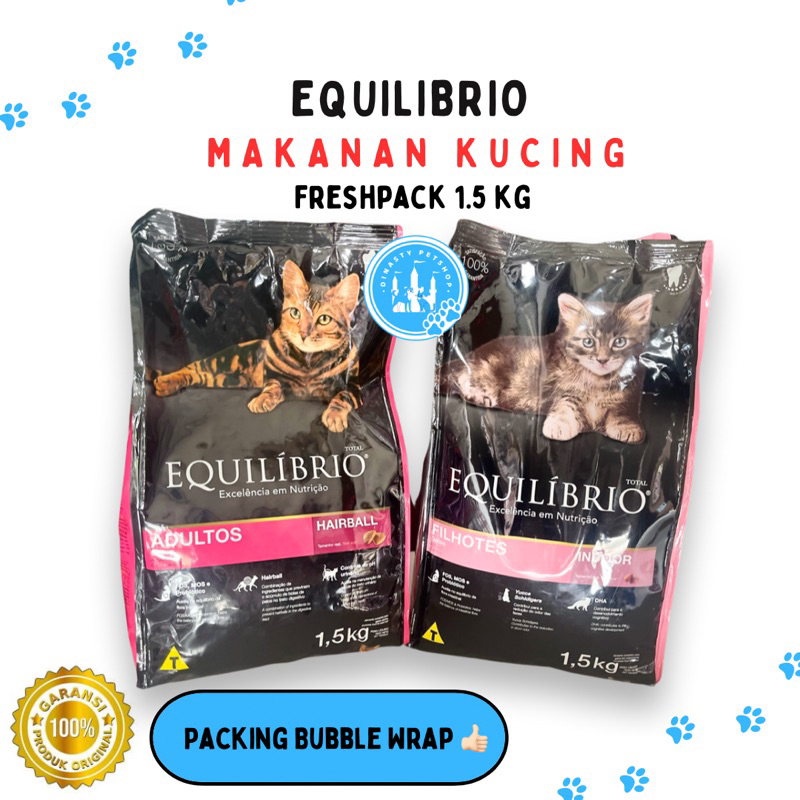 Equil / Equilibrio Kitten / Equilibrio Adult / Equilibrio Freshpack / Equilibrio Dry Food 1,5 kg / C