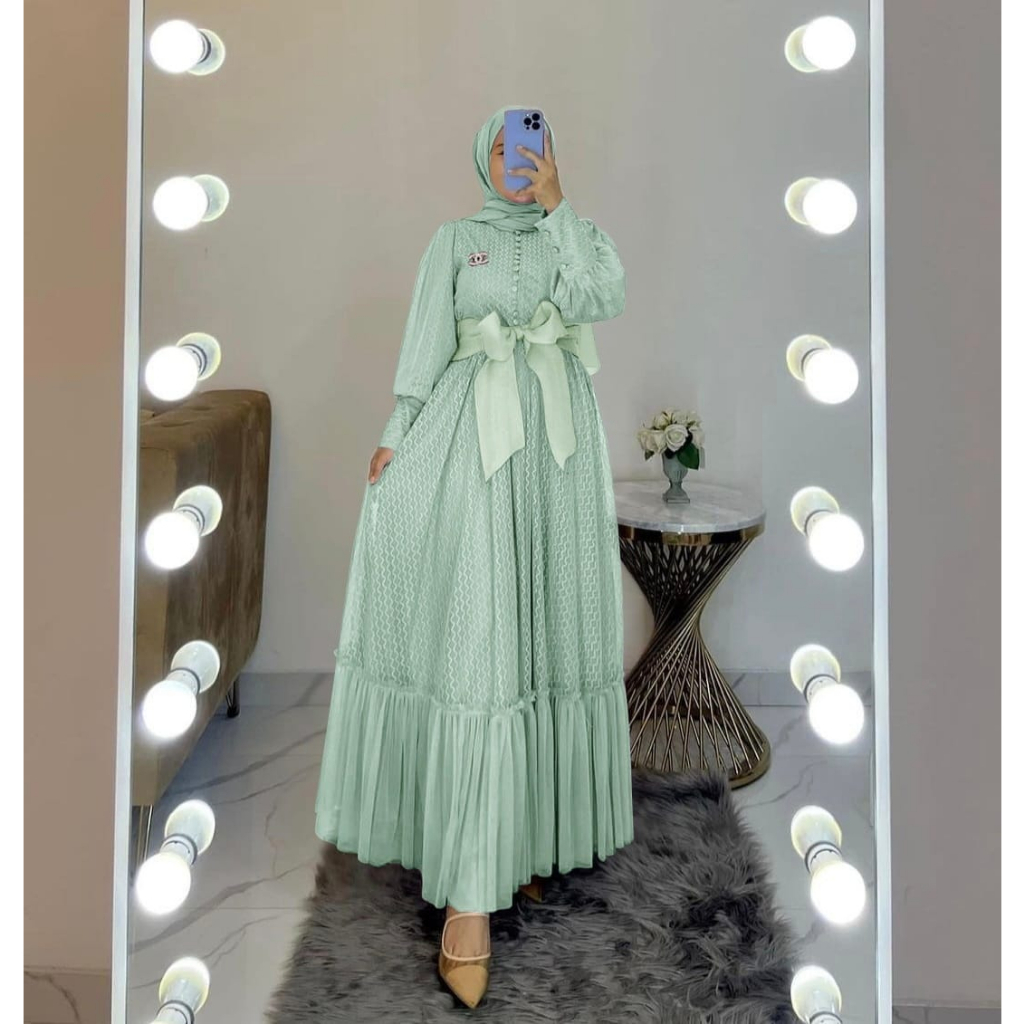 TQ - Maxi Riyanti / Maxi Dress Terbaru / Maxi Populer / Maxi Trendy Kekinian / Fashion Muslim