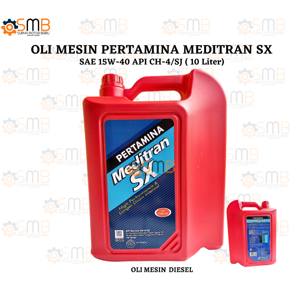 OLI MESIN MEDITRAN SX SAE 15W-40 10 LITER